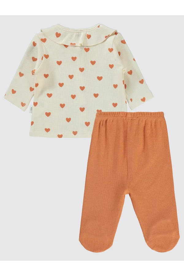 Baby Pajama Set 0-24 Months Ivory - Package Civil