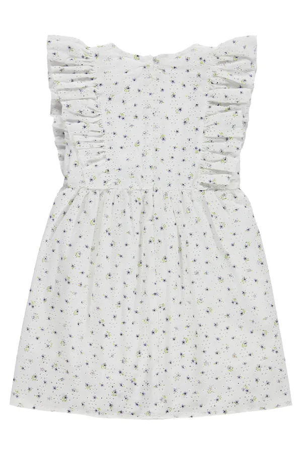 Girls' Jumpsuit and Dress, Ages 6-9, Off-White - Package