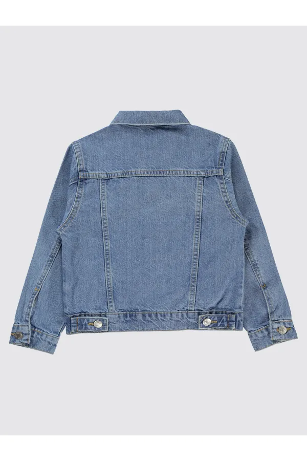 Veste bleue pour fille de 6 à 9 ans - Emballage