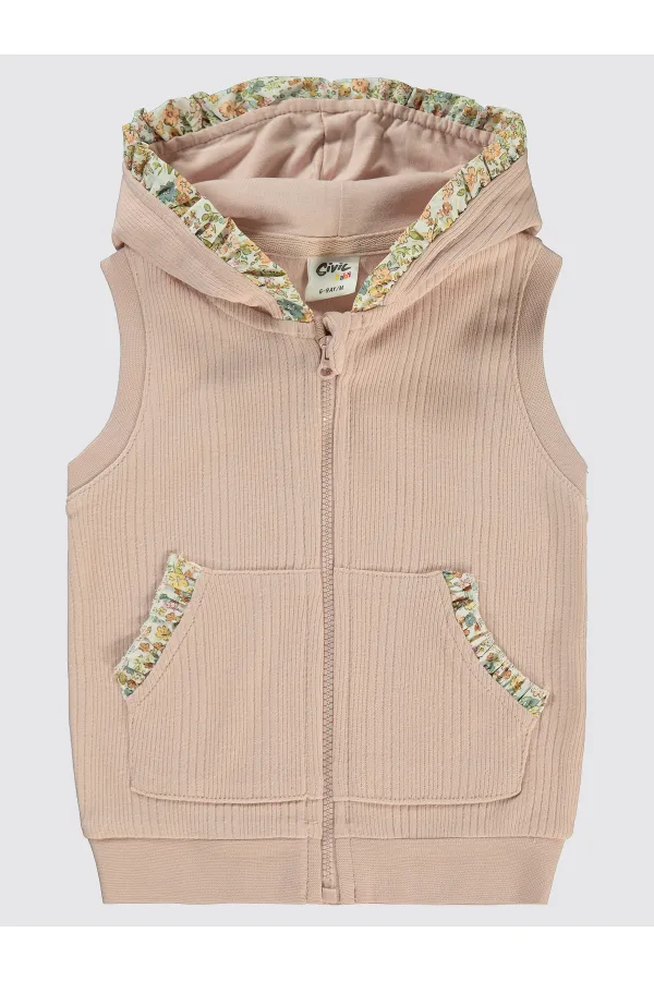 Bebek Yelek 0-24 Ay Pudra - Paket