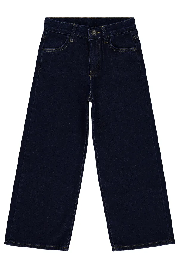 Kız Çocuk Pantolon Kot 10-13 Yaş Lacivert - Paket
