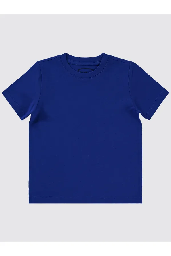 Boys T-Shirt 2-5 Years Old Light Navy Blue - Package