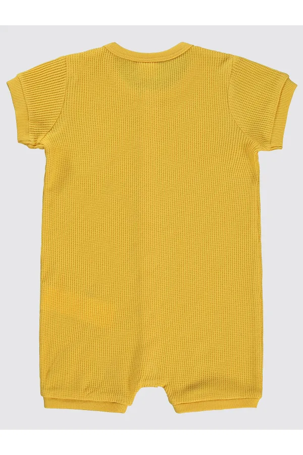 Grenouillères bébé 0-24 mois jaune doux - Emballage