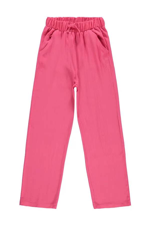 Kız Çocuk Pantolon 10-13 Yaş Fuşya - Paket