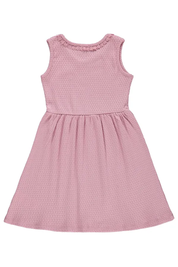 Combinaison et robe pour filles, 6-9 ans, rose foncé - Emballage