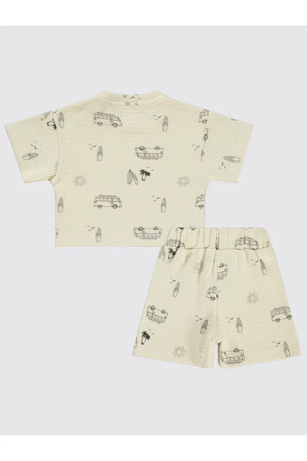 Bebek Takım 0-24 Ay Bej - Paket