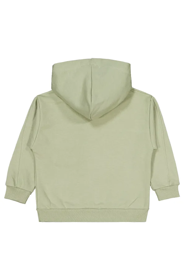 Sweat-shirt garçon 6-9 ans kaki doux - Emballage