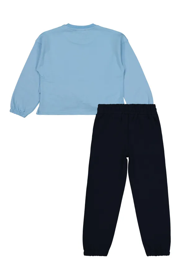 Girls Tracksuit 6-9 Years Blue - Package
