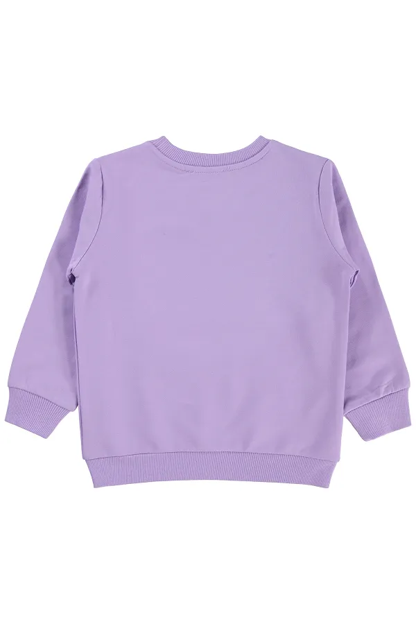 Sweat-shirt pour fille, 2-5 ans, lilas foncé - Lot