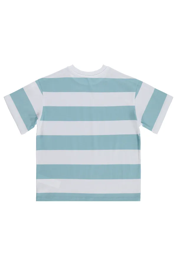 Lot de t-shirts bleus pour garçons de 6 à 9 ans