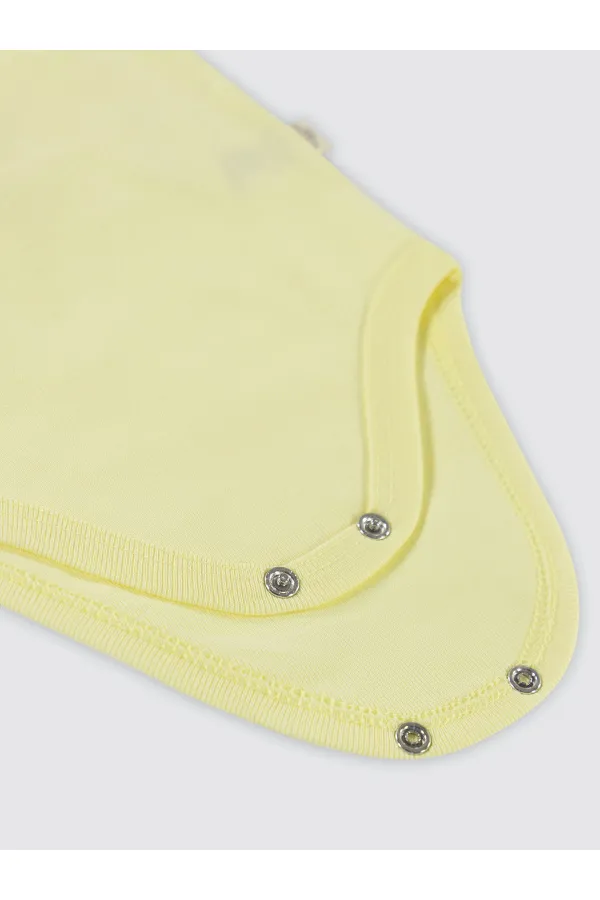 Baby Snap Bodysuit 0-24 Months Yellow - Pack Baby Snap Bodysuit 0-24 Months Yellow - Pack