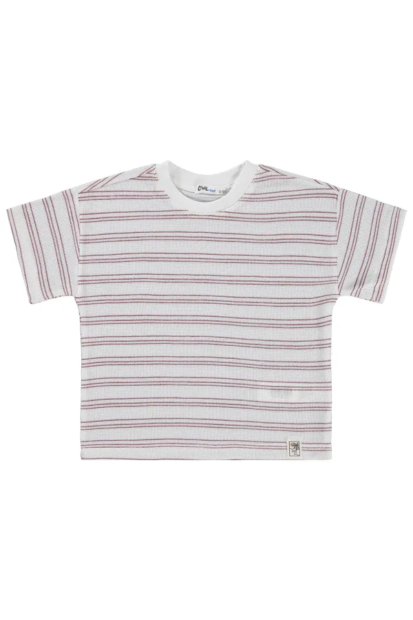 Boys' T-Shirt, Ages 2-5, Off-White - Pack