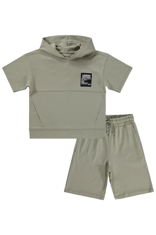 Ensemble d'équipe pour garçons de 6 à 9 ans, gris clair - Pack