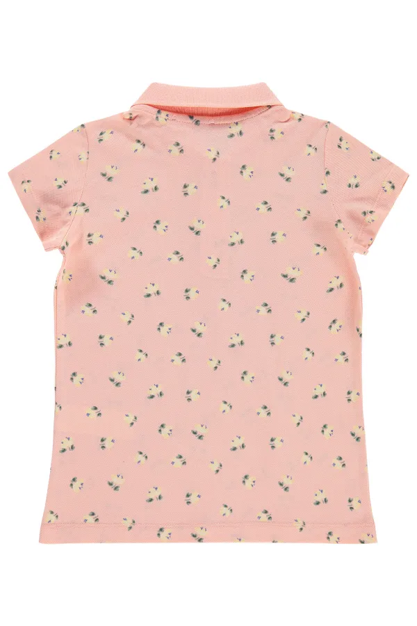 Girls' T-shirt, Ages 10-13, Light Salmon - Pack
