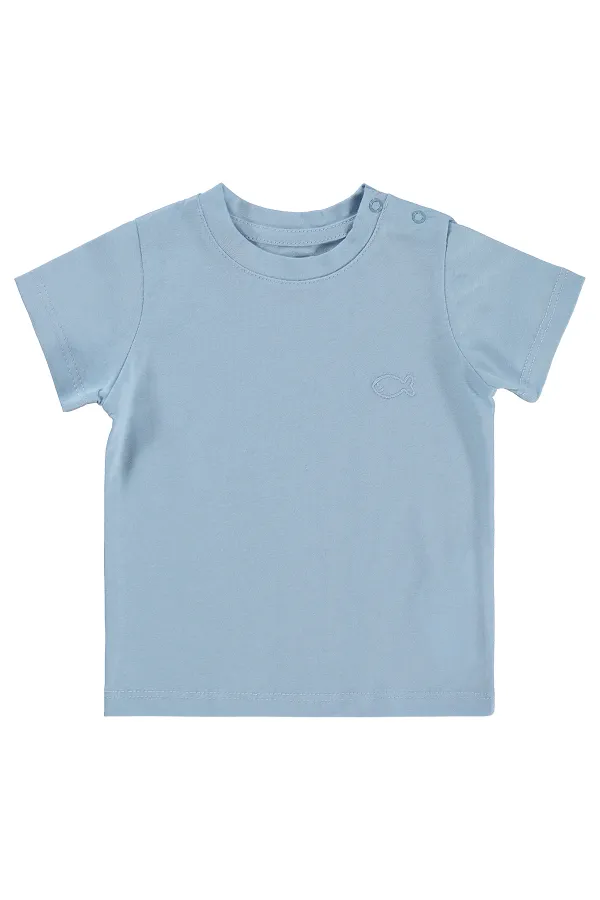 Baby T-Shirt Km 0-24 Months Blue - Package