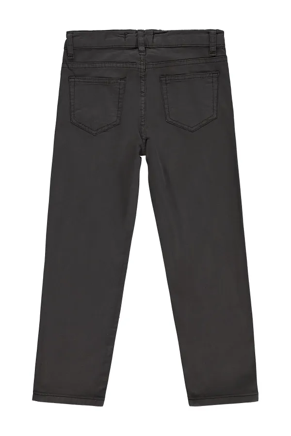 Erkek Çocuk Pantolon 6-9 Yaş Koyu Kahve - Paket