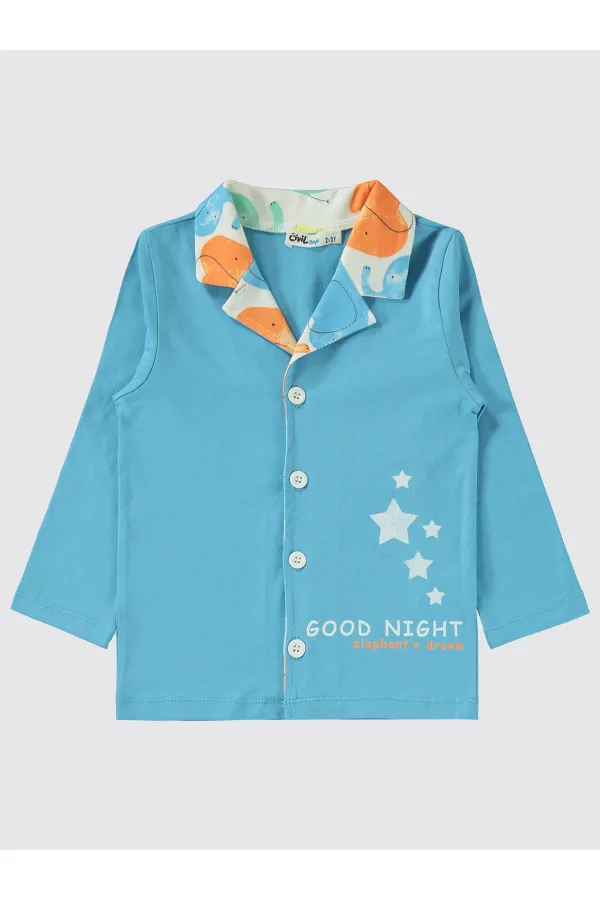 Boys Pajama Set 2-5 Years Blue - Package