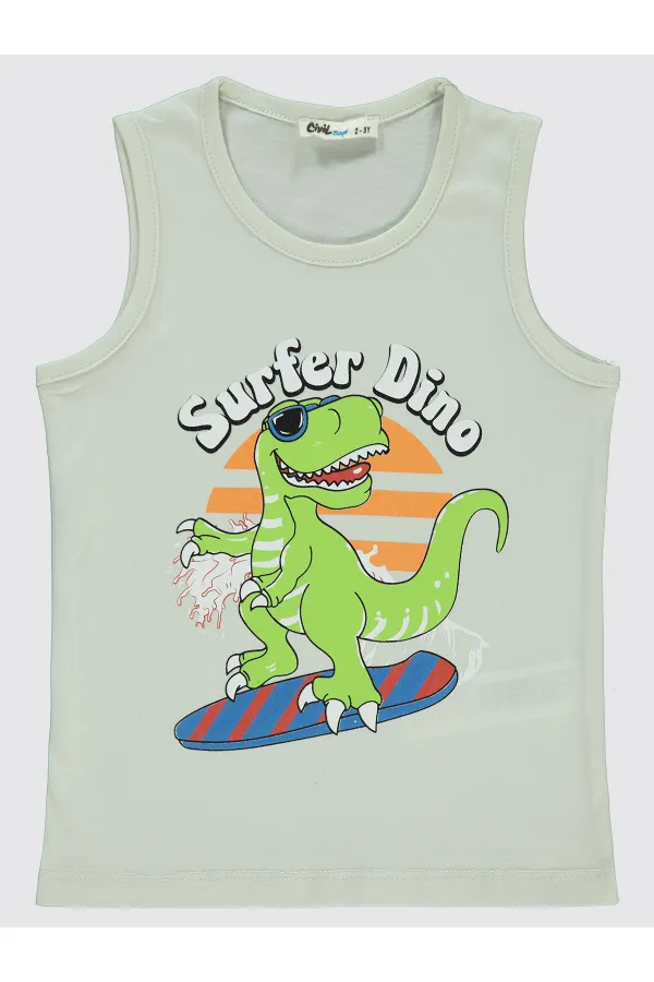 Lot de T-shirts pour garçons de 2 à 5 ans, gris clair