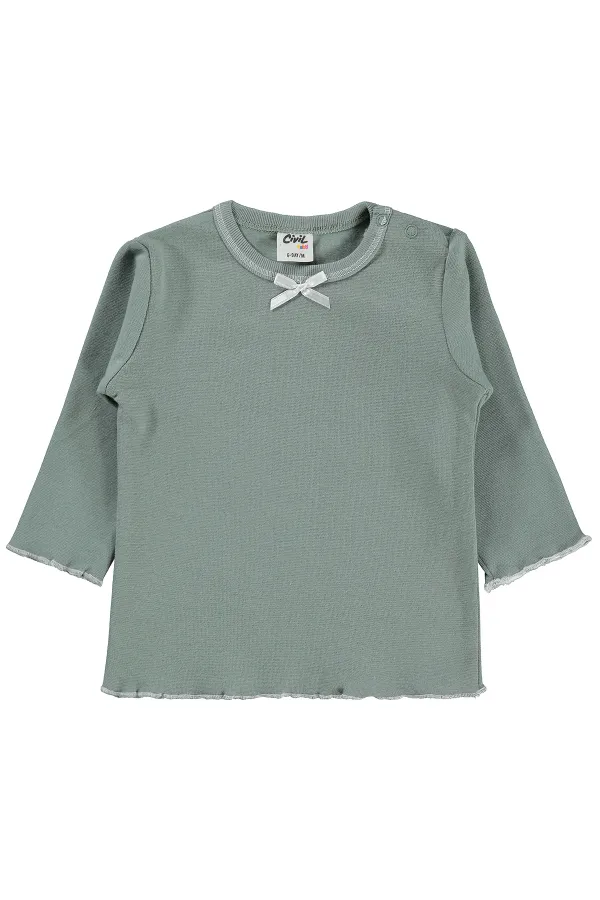Bebek Sweatshirt 0-24 Ay Yeşil - Paket Bebek Sweatshirt 0-24 Ay Yeşil - Paket