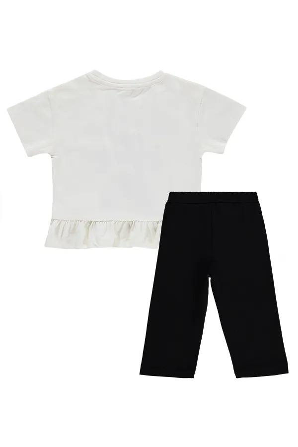 Girls' Team Set 2-5 Years Old, Off-White - Package