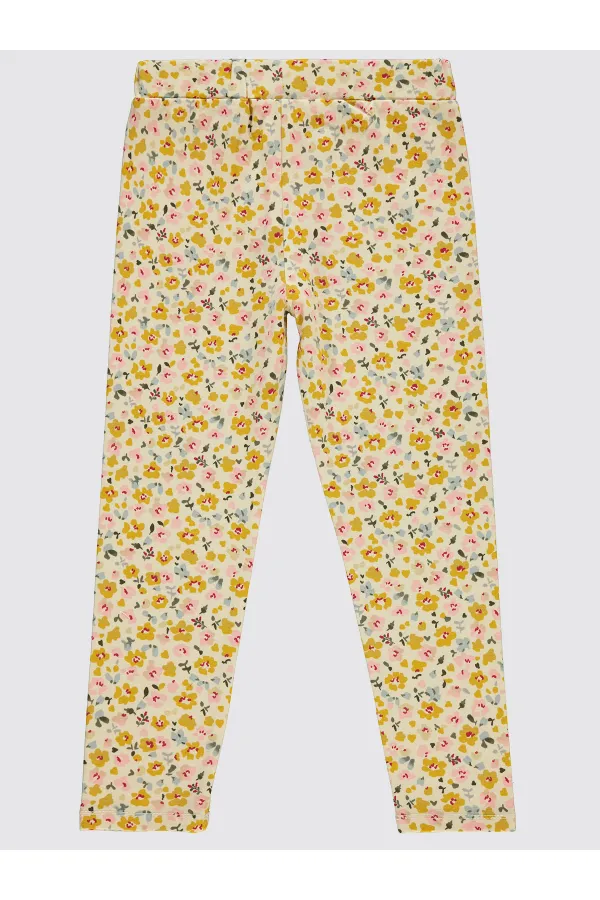 Collants pour filles de 6 à 9 ans, couleur craie - Lot