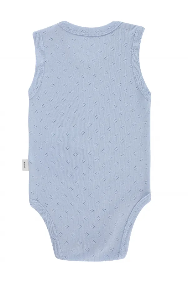 Bebek Çıtçıtlı Badi 0-24 Ay Mavi - Paket