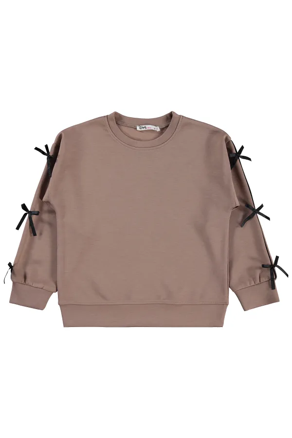 Ensemble de survêtement pour filles, 10-13 ans, couleur vison - Lot