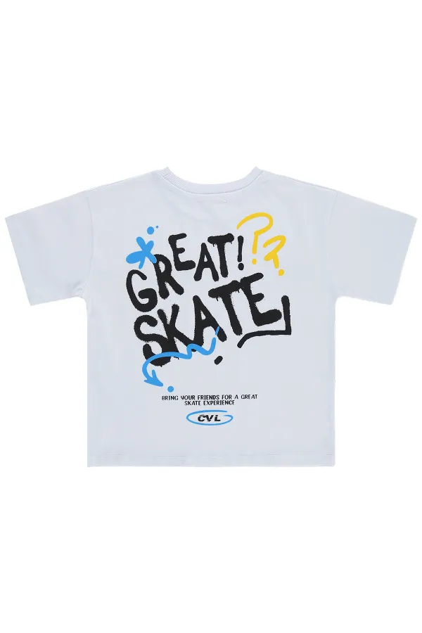 Erkek Çocuk Tişört 10-13 Yaş Beyaz - Paket