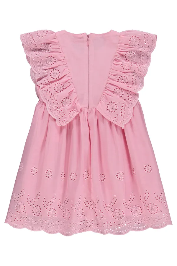 Combinaison et robe pour filles, 2-5 ans, rose foncé - Emballage