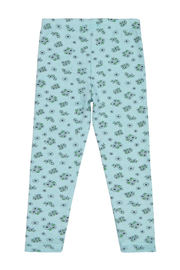 Collants pour filles Km 10-13 ans Vert amande - Paquet