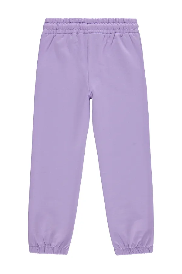 Pantalon de survêtement pour fille, 6-9 ans, lilas foncé - Lot