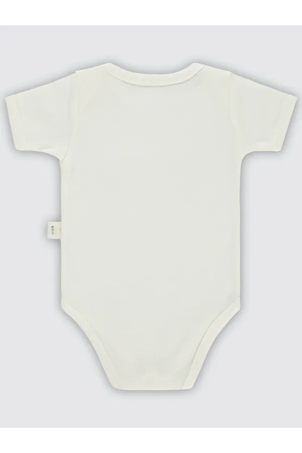 Body bébé à boutons-pression blanc 0-24 mois - Lot