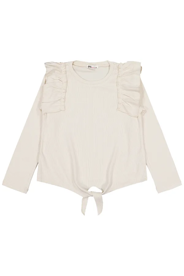 Kız Çocuk Sweatshirt 6-9 Yaş FilDişi - Paket