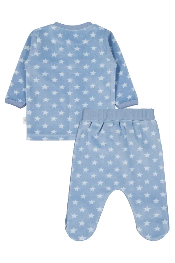 Baby Pajama Set 0-24 Months Ice Blue - Pack