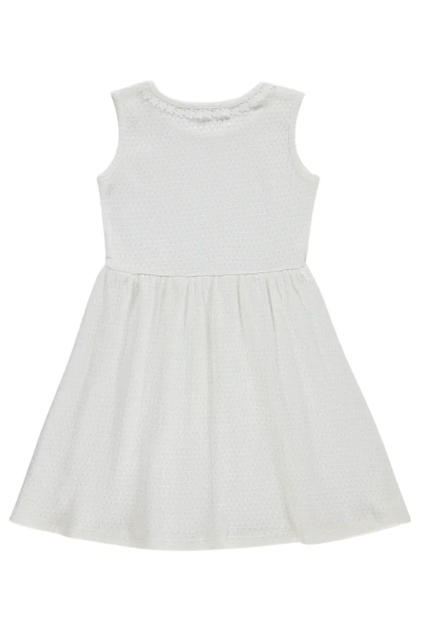 Girls' Jumpsuit and Dress, Ages 6-9, Off-White - Package