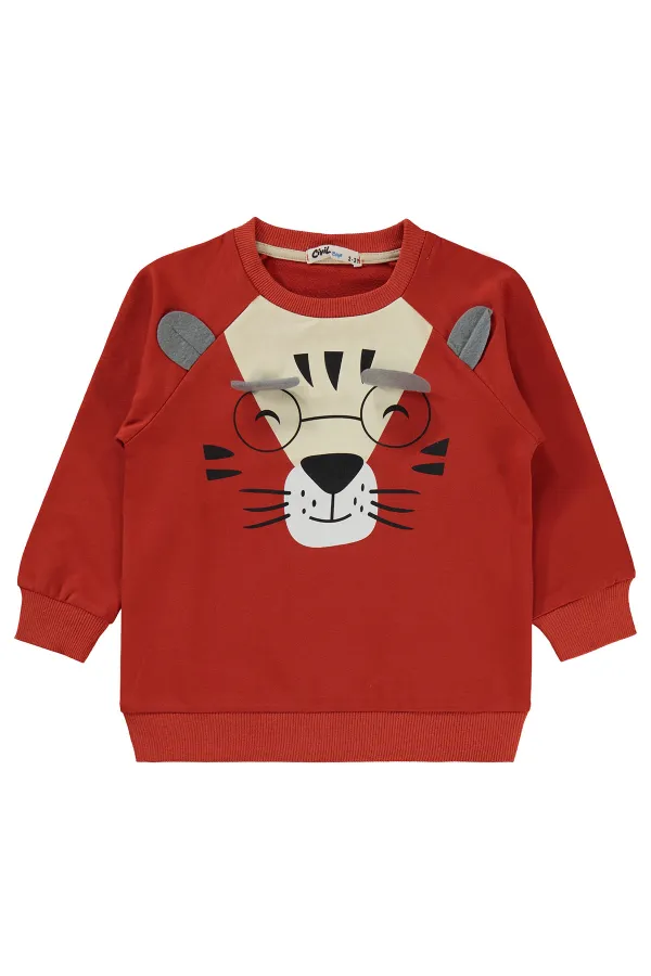 Erkek Çocuk Eşofman Takımı 2-5 Yaş Oranj - Paket