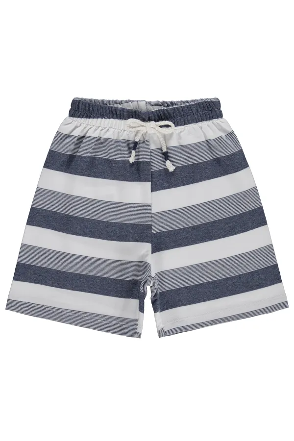 Short garçon, 6-9 ans, bleu marine - Lot