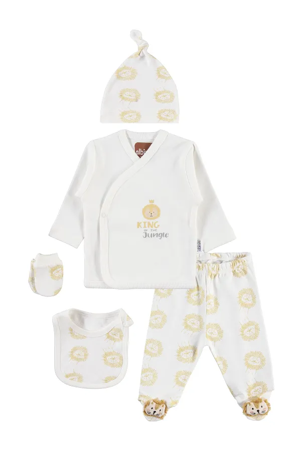 Baby Bodysuit Sets 0-24 Months, Ecru - Package