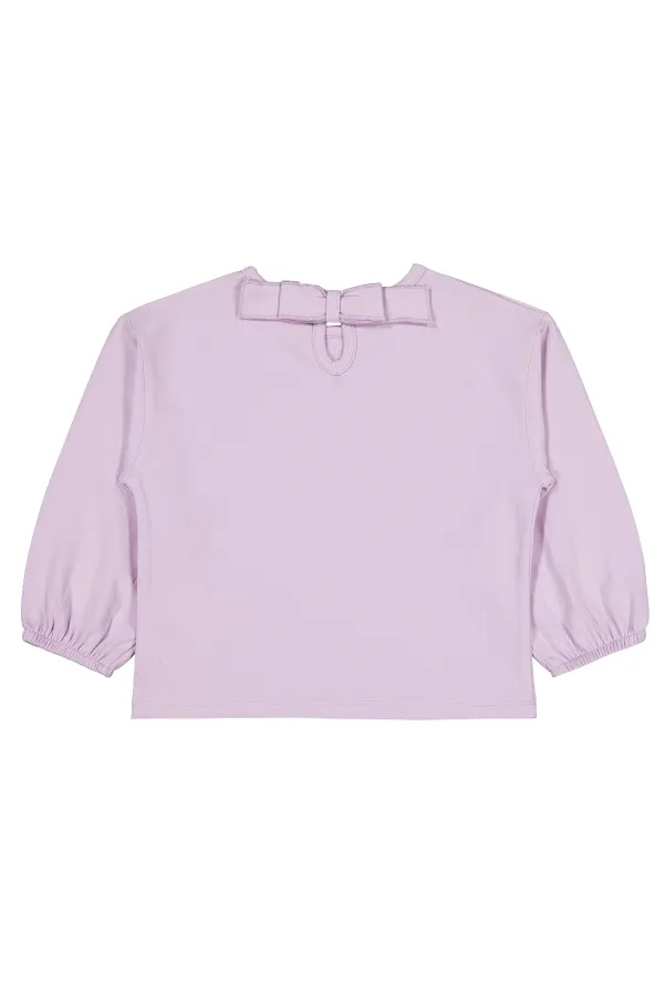 Kız Çocuk Sweatshirt 2-5 Yaş Lila - Paket