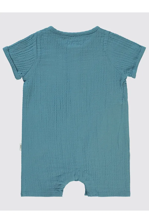 Grenouillères bébé 0-24 mois indigo - Emballage