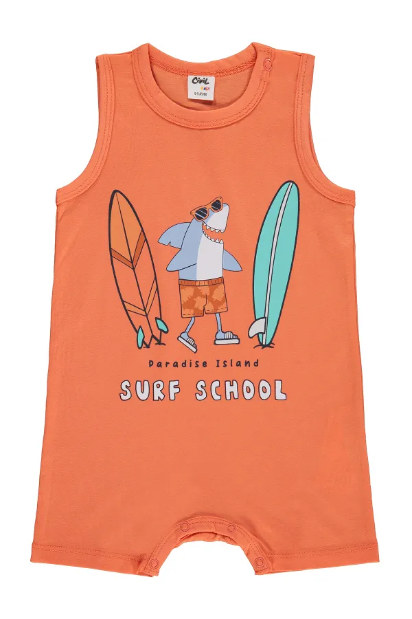 Barboteuse bébé 0-24 mois corail - Lot Barboteuse bébé 0-24 mois corail - Lot