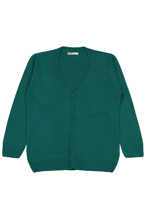 Gilet garçon vert 6-9 ans - Emballage