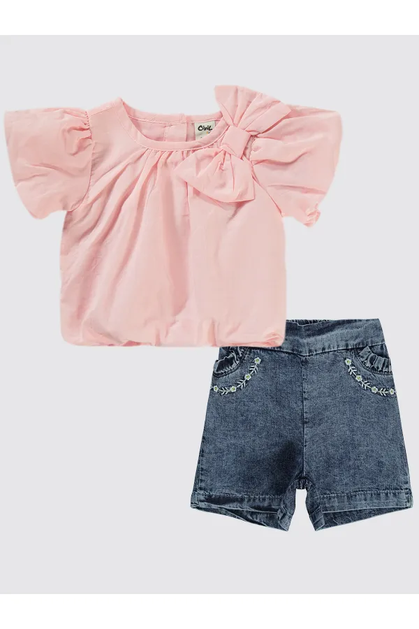 Bebek Takım 0-24 Ay Pembe - Paket