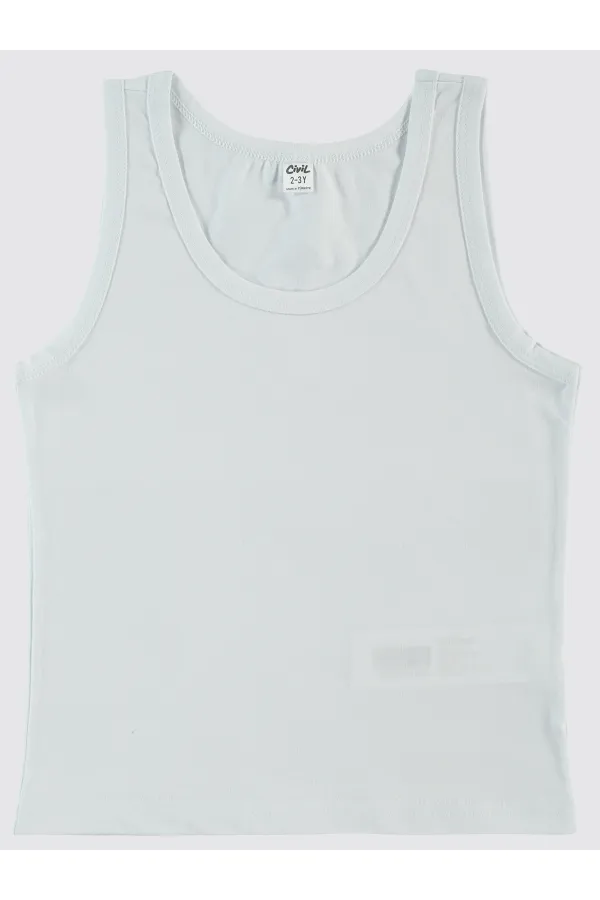 Erkek Çocuk Atlet 2-9 Yaş Yeşil-Beyaz - Paket