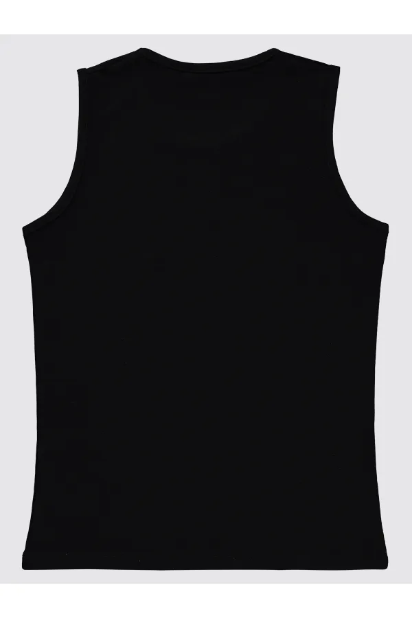 Lot de T-shirts noirs pour garçons de 10 à 13 ans