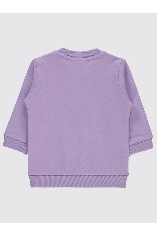 Sweat-shirt bébé 0-24 mois lilas - Emballage