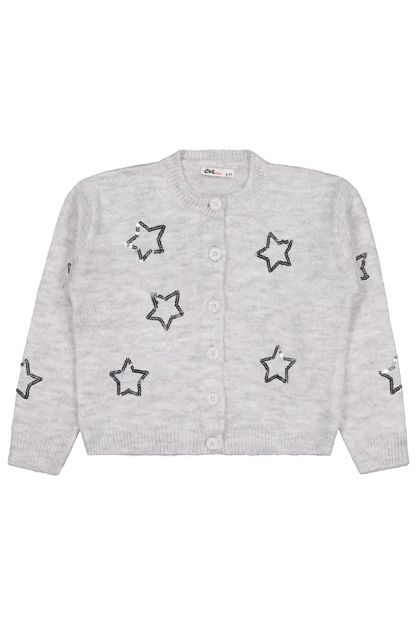 Kız Çocuk Hırka 6-9 Yaş Karmelanj - Paket