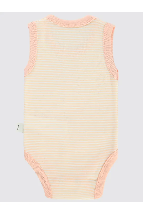 Body bébé à boutons-pression 0-24 mois saumon - Emballage