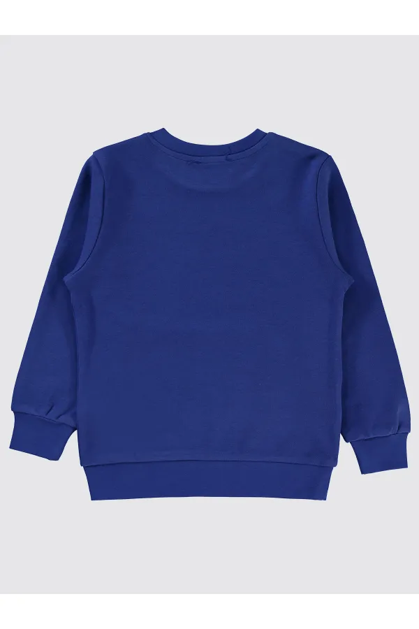 Erkek Çocuk Sweatshirt 2-5 Yaş Saks - Paket