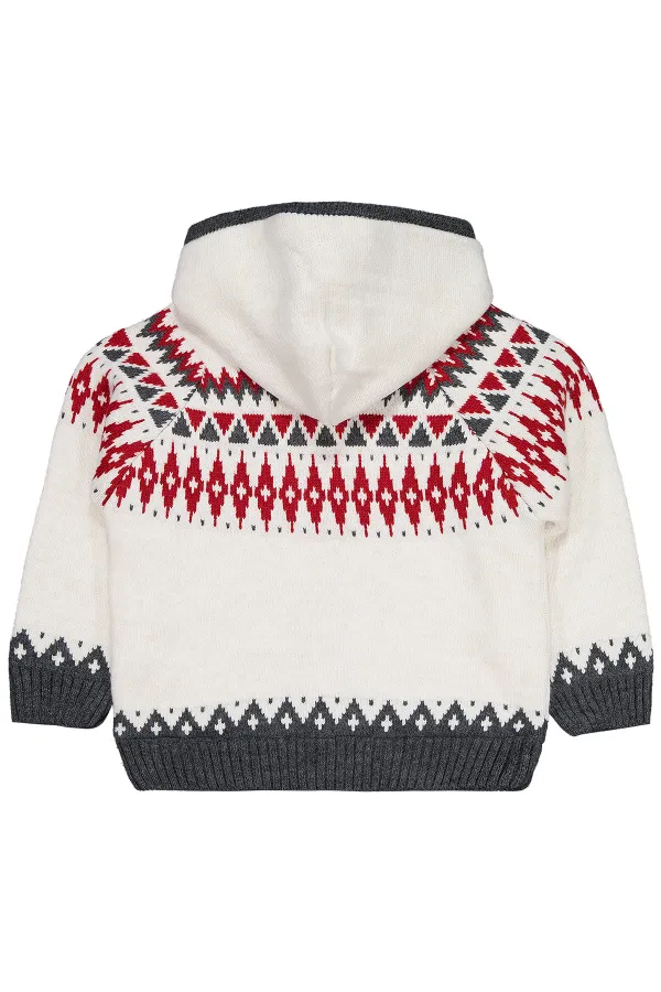 Kız Çocuk Hırka 6-9 Yaş Açık Bej - Paket